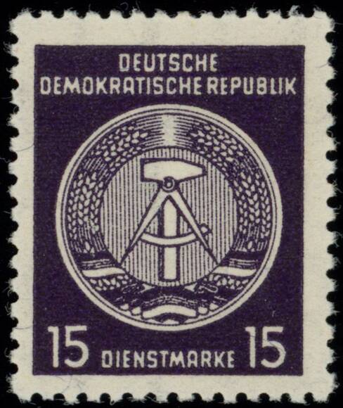 DDR-Dienst, MiNr. A 31 y II XII