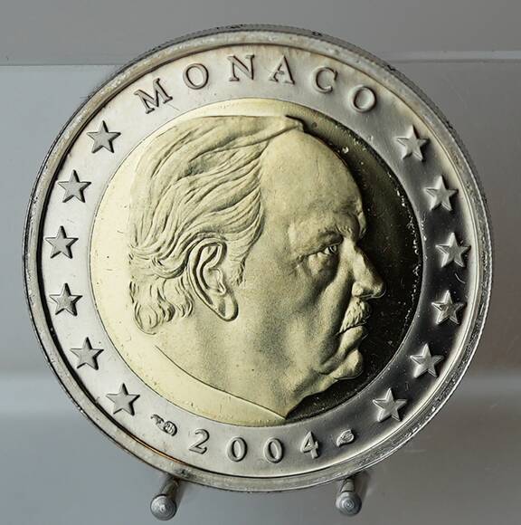 MONACO 2 Euro 2004 Rainier III. PP