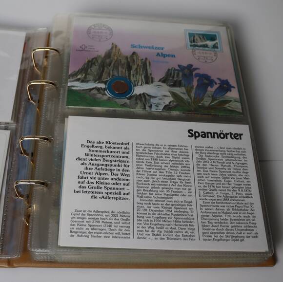 SCHWEIZ 1988-2005 schöne Numisbrief-Sammlung mit guten Ausgaben