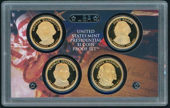 USA 2007 Silver Proof Set 14 Münzen, davon 7 in Silber