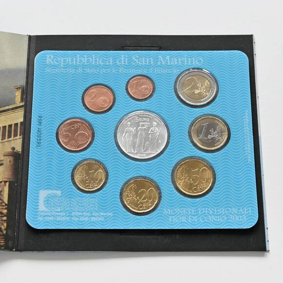 SAN MARINO offizieller Euro-Kursmünzensatz KMS 2003
