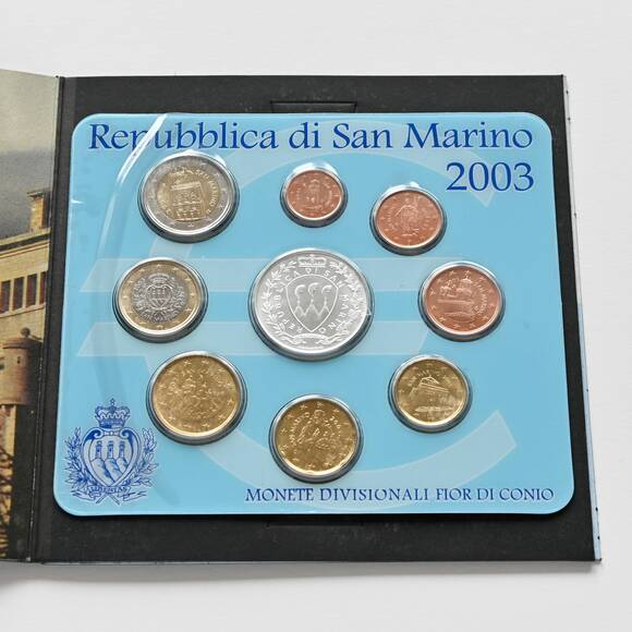 SAN MARINO offizieller Euro-Kursmünzensatz KMS 2003