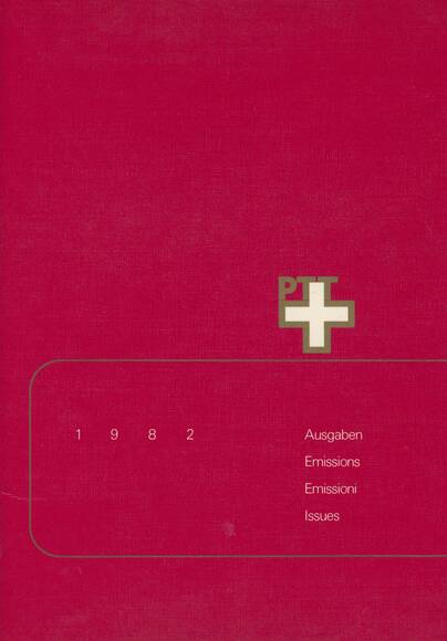 SCHWEIZ 1982 Jahrbuch der PTT