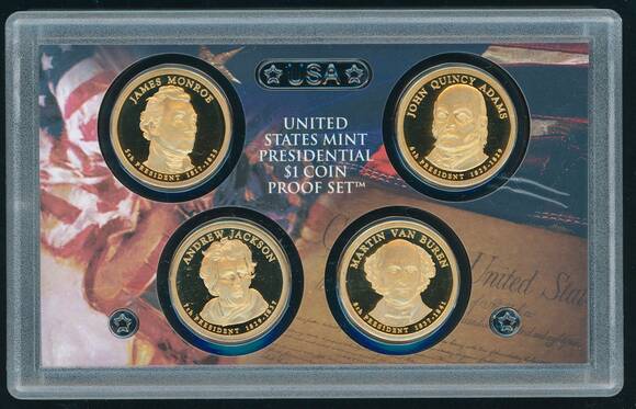 USA 2008 Silver Proof Set 14 Münzen, davon 7 in Silber