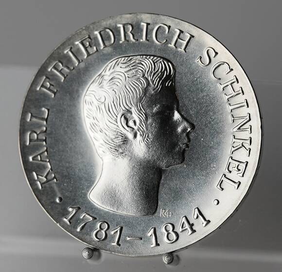 DDR 10 Mark 1966 Karl Friedrich Schinkel Jaeger 1517