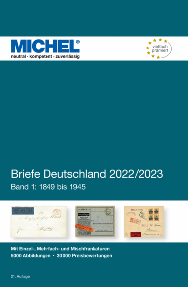 Briefe Deutschland 2023/2024 – Band 1: 1849 - 1945