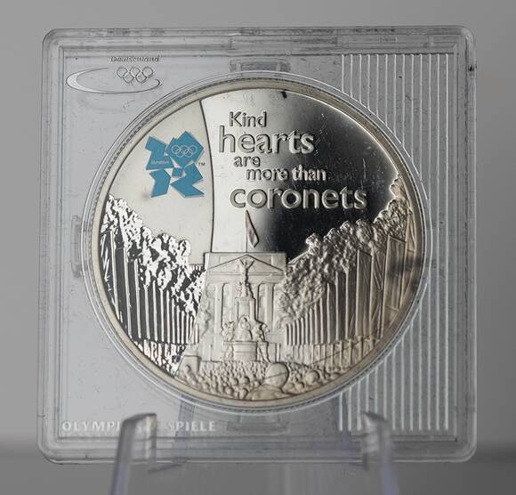 GROSSBRITANNIEN 5 Pounds Silber 2010 Olympische Spiele 2012