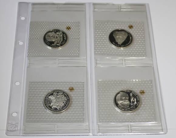 BRD 1987-1997 Silber-Gedenkmünzen 23 x 10 DM komplett original PP