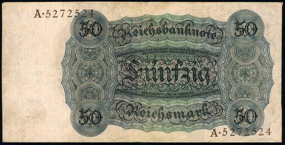 Weimar 50 Reichsmark DEU-176 a)
