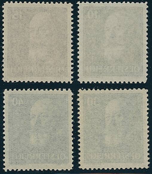 ÖSTERREICH 1928 MiNr. 494-497