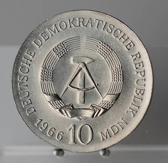 DDR 10 Mark 1966 Karl Friedrich Schinkel Jaeger 1517