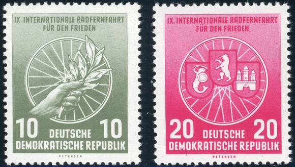 DDR 1956 MiNr. 521-522