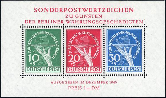 BERLIN 1949 Block 1 III