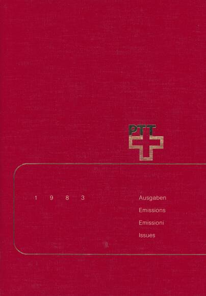 SCHWEIZ 1983 Jahrbuch der PTT