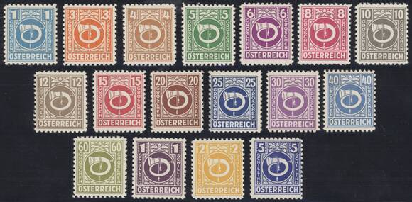 ÖSTERREICH 1945 MiNr. 721-737