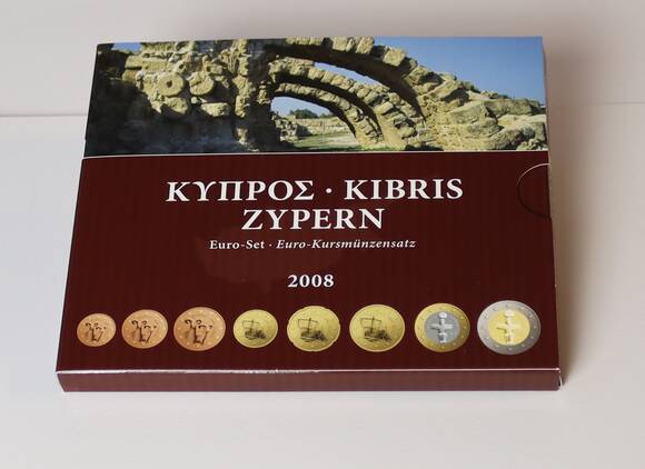 ZYPERN 2008 Euro-Kursmünzensatz