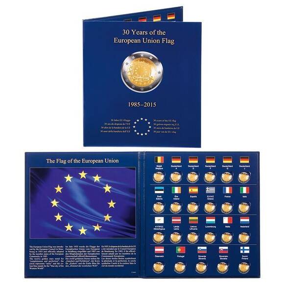 Leuchtturm LEUCHTTURM Münzalbum PRESSO "30 Jahre EU-Flagge"