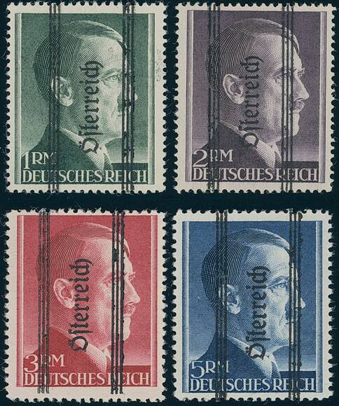 ÖSTERREICH 1945 MiNr. 693-696 II