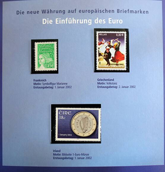 DER EURO 2002, Set der Deutschen Post 2002