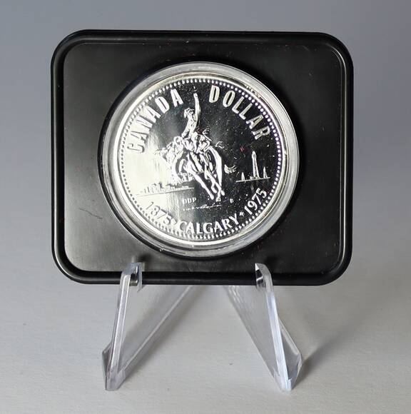 KANADA 1975 1 Silberdollar 100 Jahre Calgary