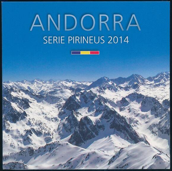 ANDORRA 2014 Kursmünzsatz Serie Pirineus