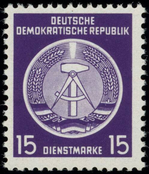 DDR-Dienst, MiNr. A 6 x YI