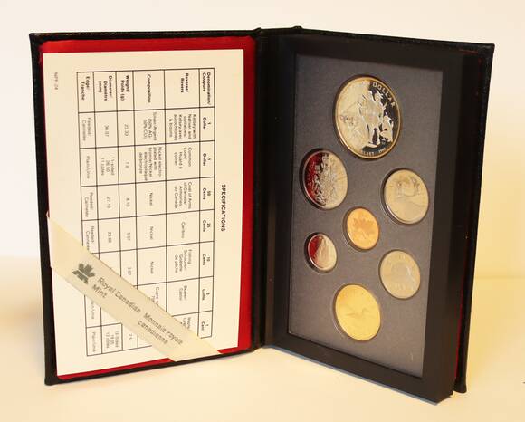 KANADA 1990 Proofset mit 1 Silberdollar Henry Kelsey