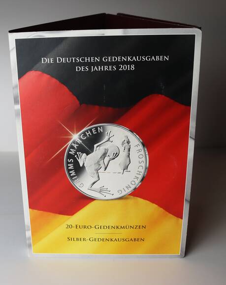 BRD 2018 5 x 20 Euro Jahrgang komplett