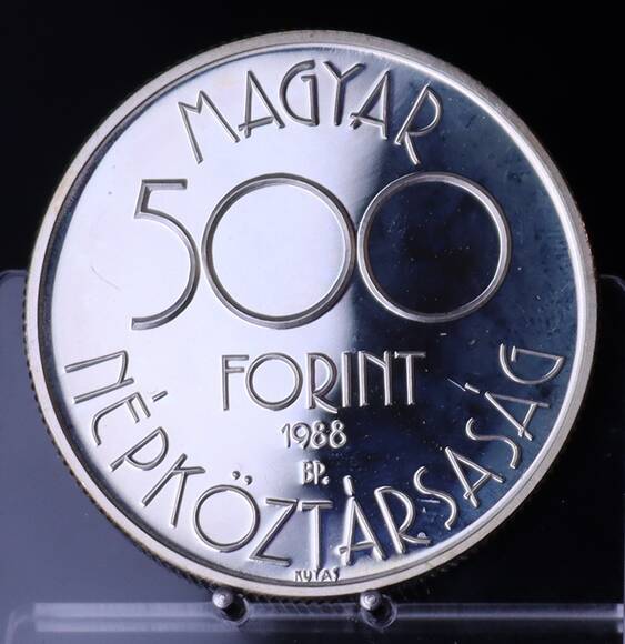 UNGARN 500 Forint 1988 Fußball-WM 1990 in Italien