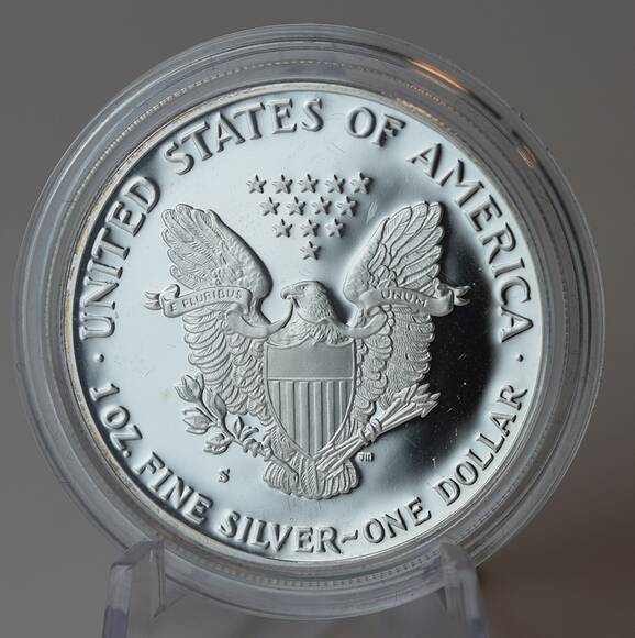 USA 1 Dollar American Eagle 1987 S Polierte Platte