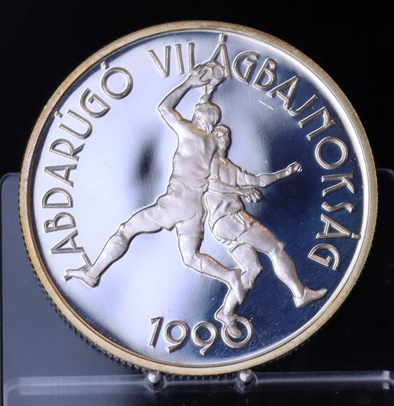 UNGARN 500 Forint 1988 Fußball-WM 1990 in Italien