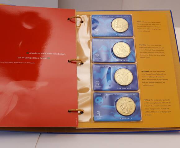 AUSTRALIEN 2000 Olympic Coin Collection 28 x 5 Dollars