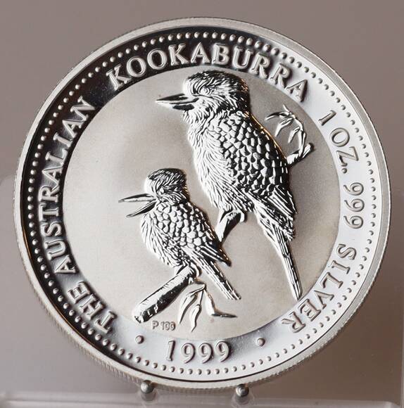 AUSTRALIEN 1 Dollar Silber 1999 Australian Kookaburra