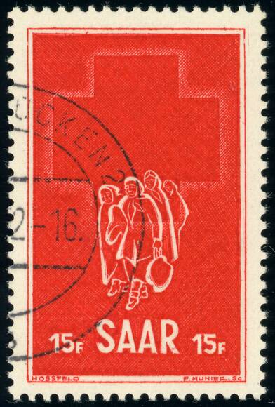 SAARLAND 1952 MiNr. 318