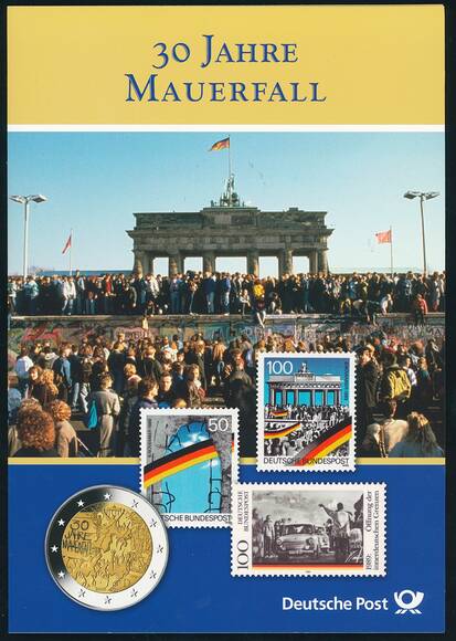 BRD 2019 30 Jahre Mauerfall 5 x 2 Euro