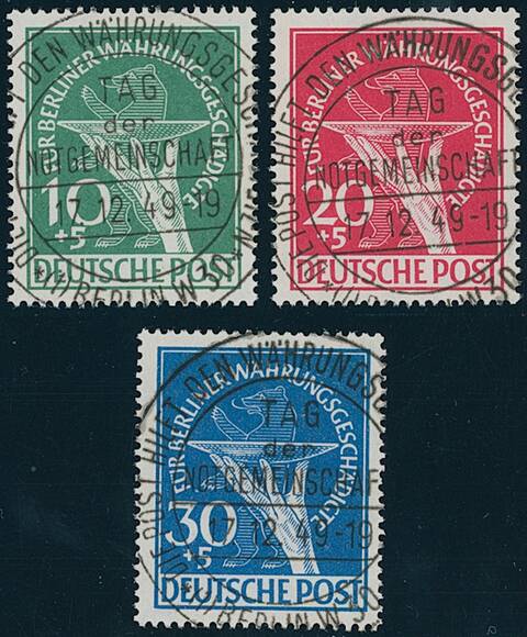 BERLIN 1949 MiNr. 68-70