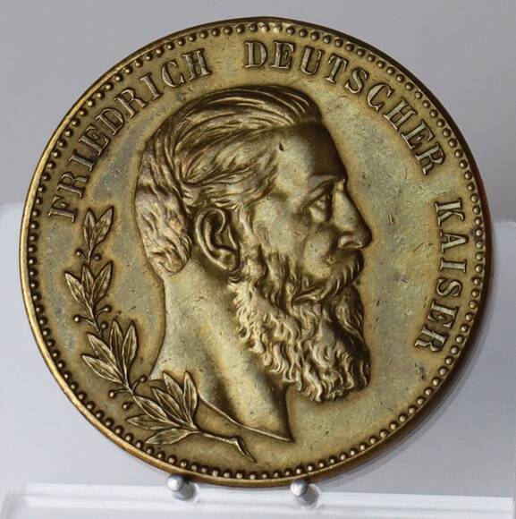 FRIEDRICH DEUTSCHER KAISER Bronzemedaille 1888