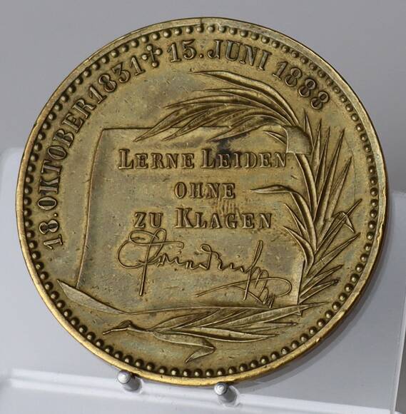 FRIEDRICH DEUTSCHER KAISER Bronzemedaille 1888