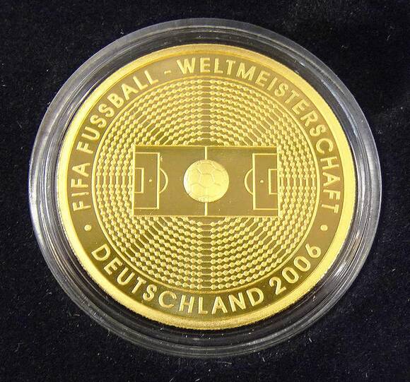 BRD 100 Euro Gold 2005 G Fußball-WM 2006