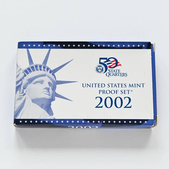 USA 2002 Proof Set 50 State Quarters 5 Münzen