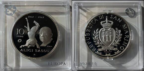 SAN MARINO 10 Euro 2012 Aligi Sassu