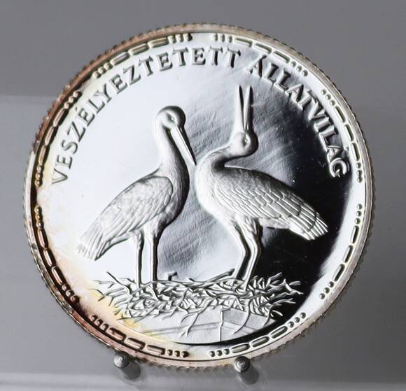 UNGARN 200 Forint 1992 Weißstörche