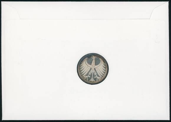 BRD 1974/1991 Numisbrief "Einigkeit und Recht und Freiheit"