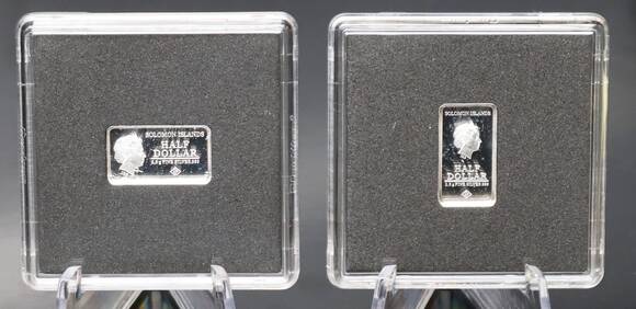 SALOMONEN 2 x Half Dollar Silber 2014 Berlin und New York