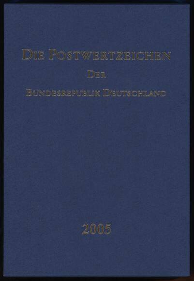 BRD 2005 Jahreszusammenstellung Jahrbuch