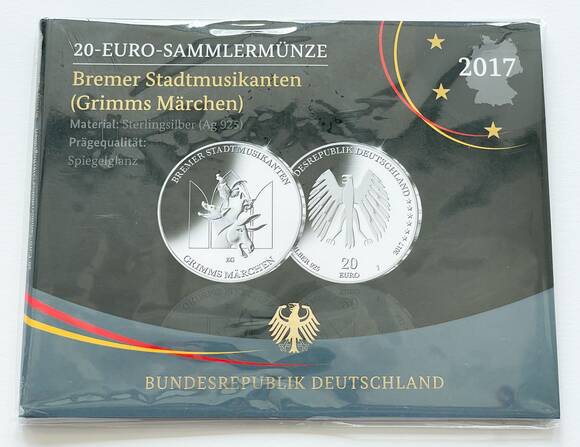 BRD 20 Euro 2017 J Bremer Stadtmusikanten