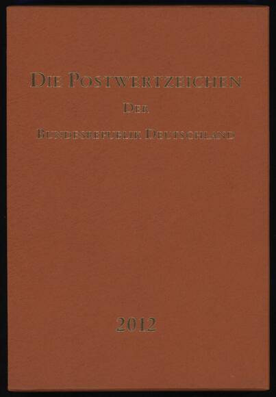 BRD 2012 Jahreszusammenstellung Jahrbuch