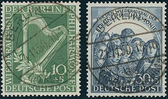 BERLIN 1950 MiNr. 72-73