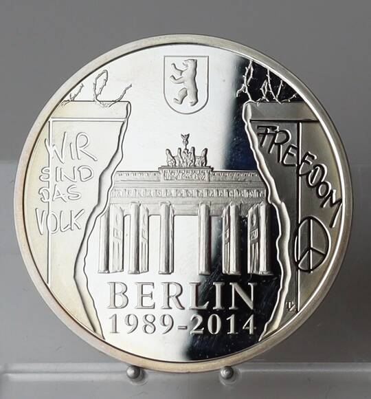 BELGIEN 20 Euro 2014 Öffnung der Berliner Mauer