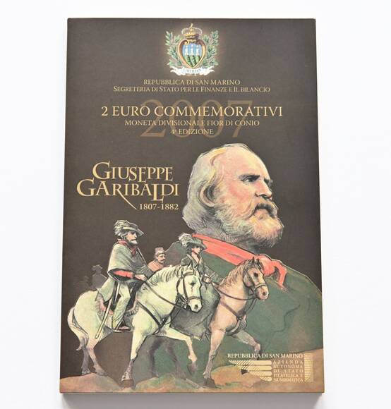 SAN MARINO 2 Euro 2007 Giuseppe Garibaldi